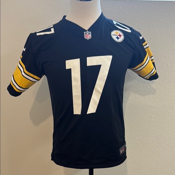 Steelers WALLACE 17 Nike Black NFL Team Jersey - Picture 1 of 5